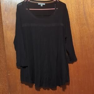 Black Relaxed Blouse